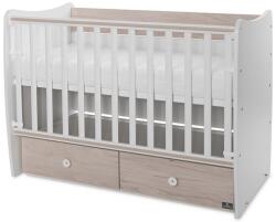 Lorelli Трансформиращо се легло Lorelli - Matrix, 60 х 120 cm, бяло и светъл дъб (10150600045P) - baby