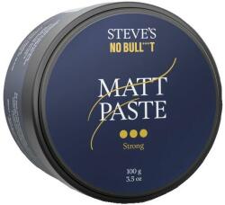 Steve`s No Bull***t Pastă de păr mată, fixare puternică - Steve's No Bull***t Matt Paste Strong 100 g