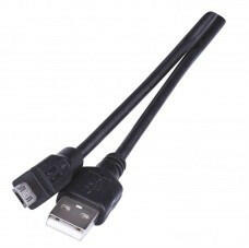 EMOS Mikro USB töltő- és adatkábel 2m (USB 2.0) - fekete Emos (EM SB7402)