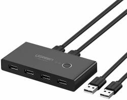 UGREEN 30768B Megosztó kapcsolódoboz, USB 3.0 (fekete)