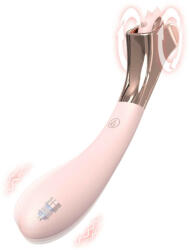 Sex HD - akkus, vízálló vibrátor és ingerkerék (pink) - szexaruhaz
