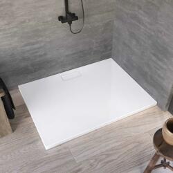 Kolpa San Drop 90x140 cm szögletes, akril zuhanytálca, lapos, beépíthető változat, színazonos, szögletes lefolyófedéllel