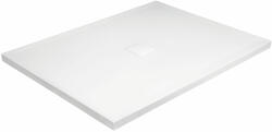 Besco Nox 100x90 öntött márvány, lapos zuhanytálca, fehér színben