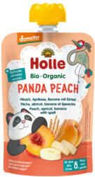  Holle Bio Panda Peach Gyümölcspüré - Tasak őszibarack, sárgabarack, banán, tönkölybúza 90 g