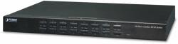 PLANET 16-Port Combo KVM Switch: KVM превключвател Монтаж в сървърен шкаф Черен (KVM-210-16)