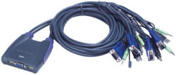 ATEN CS64US 4-Port USB VGA/Audio Cable KVM Switch (0, 9m, 1, 2m) (CS64US) - hardwarezone
