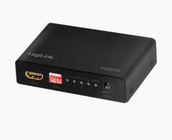 LogiLink HDMI elosztó 1x4 port 4K/60 Hz HDCP EDID HDR CEC (HD0038) (HD0038) (HD0038)