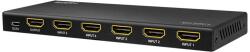 Logilink Switch HDMI 5x1-Port, 4K/60Hz, HDCP, HDR, CEC, RC (HD0060) (HD0060)