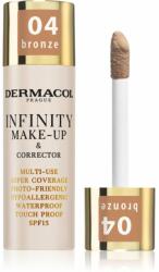Dermacol Infinity високо покривен фон дьо тен SPF 15 цвят 04 Bronze 20 гр