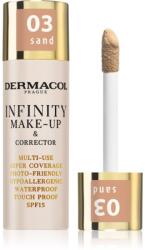 Dermacol Infinity fond de ten cu acoperire ridicată SPF 15 culoare 03 Sand 20 g - notino