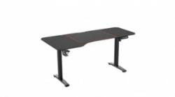 Techsend állítható magasságú íróasztal fekete (ED1675)