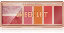  Makeup Revolution Cheek Lift arcpirosító paletta árnyalat Pink Energy 6x1, 8 g