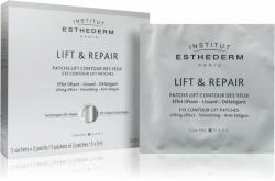 Institut Esthederm Lift & Repair Eye Contour Lift Patches ránctalanító szemkörnyéki tapaszok 5x2 db
