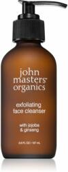 John Masters Organics Jojoba & Ginseng Exfoliating Face Cleanser hámlasztó tisztító gél 107 ml