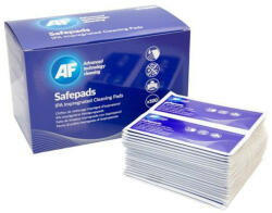 AF Tisztítókendő, izopropil alkohollal, nagy méretű, 100 db, AF Safepads (TTIASPA100) (SPA100)
