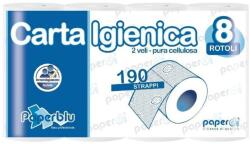 Paperdi Toalettpapír 2 rétegű kistekercses 100llulóz 190 lap/19, 95 m/tekercs 8 tekercs/csomag Paperblu Carta Igienica_Paperdi (ID8S190F8) - web24
