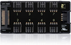 Noctua Кконтролер за 8 Вентиларот NOCTUA NA-FH1, 5 - 12V, 4PIN, 1x S-ATA, Черен (NOCTUA-ACC-NA-FH1)