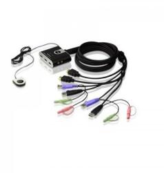 ATEN Switch KVM ATEN CS692, 2-Port, USB HDMI/Audio, Remote port selector (1.8m) (CS692-AT)