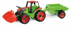 LENA Tractor cu găleată și cărucior, roșu verde (02136)