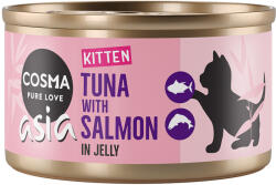 Cosma Cosma Asia Kitten în gelatină 6 x 85 g - Ton cu somon