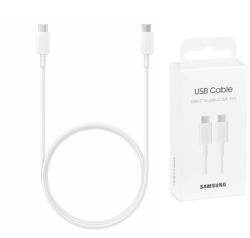 Samsung Cablu de Date USB-C to Type-C Super Fast Charging 5A, 1m - Samsung (EP-DN975BWEGWW) - White (Blister Packing) (KF2315324)