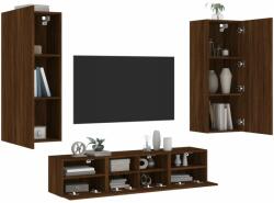 vidaXL 5 darab barna tölgyszínű szerelt fa TV-bútor (3216545) - vidaxl