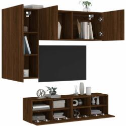 vidaXL 5 darab barna tölgyszínű szerelt fa TV-bútor (3216538) - vidaxl
