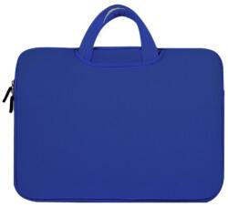 Geanta universala laptop 14 inch rezistenta la stropire din neopren, Navy Blue (9145576261330)