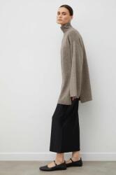 By Malene Birger gyapjú pulóver könnyű, női, bézs, garbónyakú - bézs XS