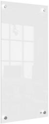 Nobo Üzenőtábla, üveg, fali, keskeny, 30x60 cm, NOBO Home, fehér (VN5603)