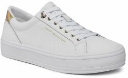 Tommy Hilfiger Sneakers Tommy Hilfiger Essential Vulc Leather Sneaker FW0FW07778 White YBS