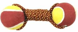 COBBYS PET Súlyzó kötélből és teniszlabdákból 20cm-es kutyajáték