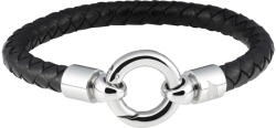 Zippo Karkötő, Leather Bracelet With O Ring 2006287 - swisstimeshop
