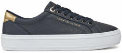 Tommy Hilfiger Sneakers Tommy Hilfiger Essential Vulc Leather Sneaker FW0FW07778 Space Blue DW6