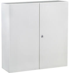 Ide Electric S. L IDE GN10010040/PD Argenta acélszekrény 1000x1000x400 IP55 szerelőlappal RAL 7035 dupla ajtós (GN10010040/PD)