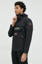 Napapijri rövid kabát férfi, fekete, átmeneti - fekete L - answear - 77 990 Ft