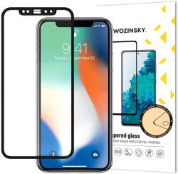 Wozinsky edzett védőüveg a Apple iPhone 12 Pro Max telefonhoz - Fekete