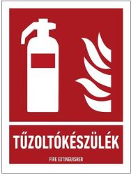 WORK-SIGN Tűzoltókészülék Tábla 15X20cm (TUT002001PVC01500200)