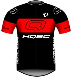 HQBC Tricou HQBC QPI TEAM 2021 cu mânecă scurtă negru/roșu