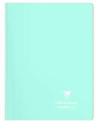 Clairefontaine Spirálfüzet Clairefontaine Koverbook Blush A/4 80 lapos PP borítású vonalas menta (376773C) - kreativjatek
