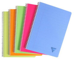 Clairefontaine Spirálfüzet Clairefontaine Linicolor Fresh A/4-90 lapos vonalas vegyes (PAP1112-0140)