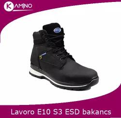Lavoro E10 Black munkavédelmi bakancs S3 SRC ESD (1084.30.44)