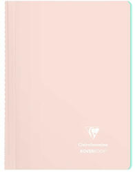 Clairefontaine Spirálfüzet Clairefontaine Koverbook Blush A/4 80 lapos PP borítású vonalas púderrózsaszín (376778C) - kreativjatek