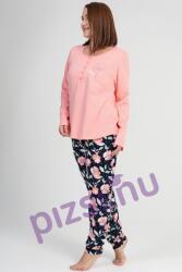 Vienetta Extra méretű hosszúnadrágos gombos női pizsama (NPI2493 1XL)