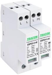 Tracon 1 fázisú AC típusú túlfeszültséglevezető