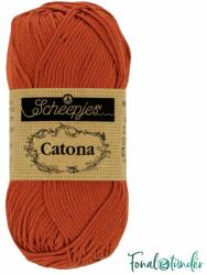 Scheepjes Catona 388 Rust - rozsdabarna pamut fonal - 50gramm