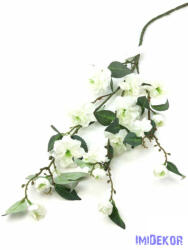  Virágos ág 90 cm - Fehér