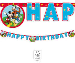 Disney Mickey Rock the House Happy Birthday felirat FSC 2 m (PNN93827) - mesesajandek