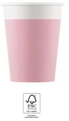 Unicolour Pink, Rózsaszín papír pohár 8 db-os 200 ml FSC (PNN93543) - mesesajandek
