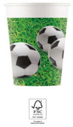 Focis Soccer Field papír pohár 8 db-os 200 ml FSC (PNN93464) - mesesajandek